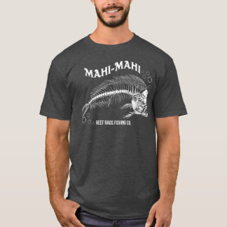 Reef Rags Mahi Mahi Fish Bones  T-Shirt
