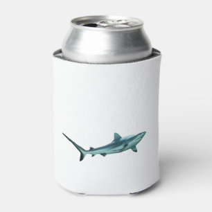 Reefshark - Abstract Design - Cut out of a photo   Can Cooler