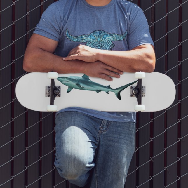 Reefshark - Abstract Design - Cut out of a photo | Skateboard (Outdoor 3)