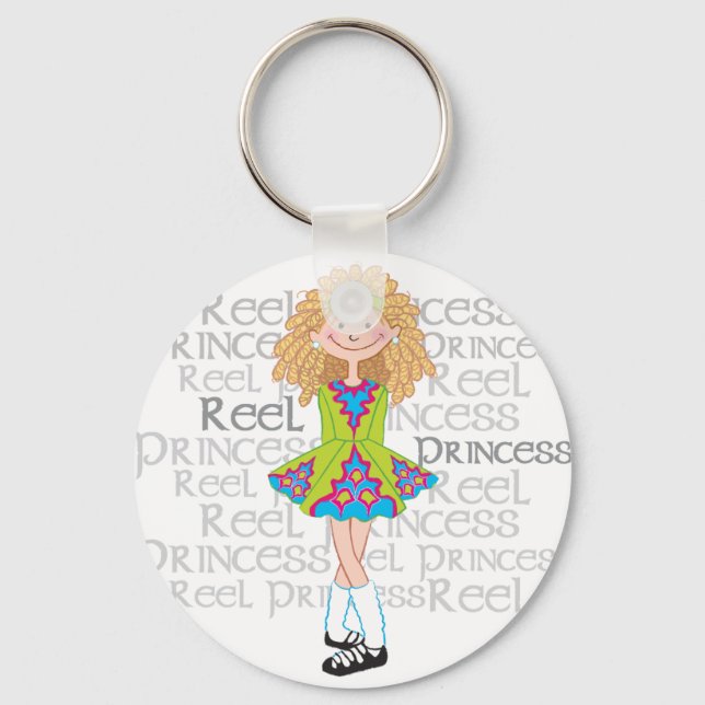 Reel Blond Key Ring (Front)