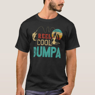 Reel Cool Bumpa vintage funny fishing rod gifts fo T-Shirt