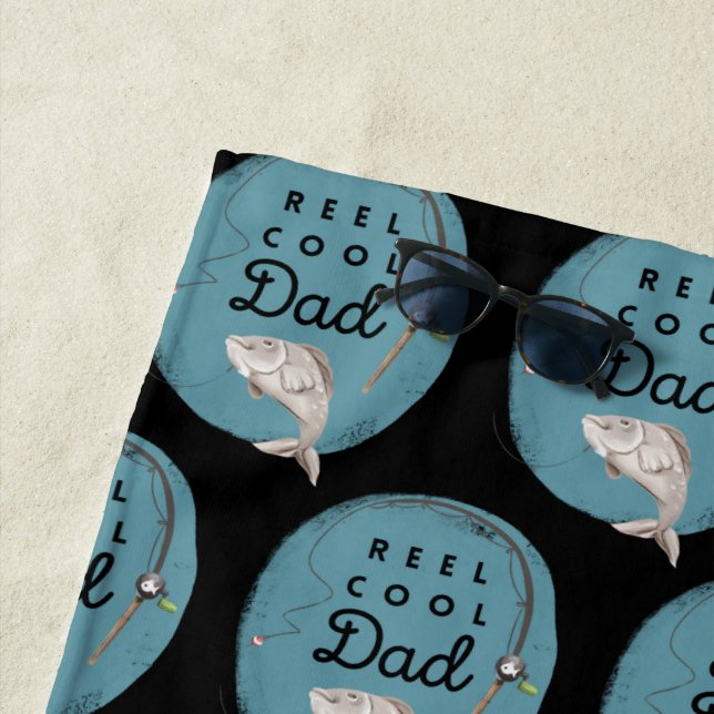 Reel Cool Dad Beach Towel (In Situ)