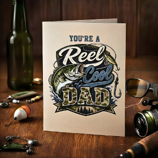 Reel Cool Dad Customise It Birthday Card