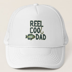 REEL COOL DAD Father's Day Gifts for Dads Trucker Hat
