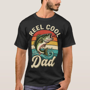 Reel Cool Dad Fisherman Father's Day T-Shirt