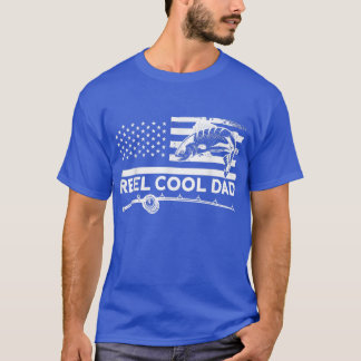 Reel Cool Dad Fisherman Fishing 1584  T-Shirt