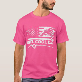 Reel Cool Dad Fisherman Fishing T-Shirt