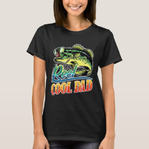 Reel Cool Dad Fisherman Funny Fishing  T-Shirt