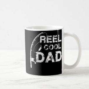 Reel Cool Dad Fishing Daddy Father's Day Gift Coffee Mug