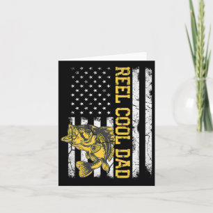 Reel Cool Dad Fishing Father's Day Gift 4th Of Jul Card
