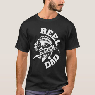 Reel Cool Dad Fishing Father's Day Papa Daddy Dad T-Shirt