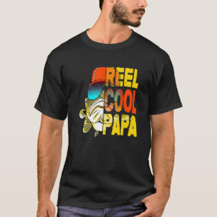 Reel Cool Dad Fishing Father's Day Papa Daddy  Dad T-Shirt