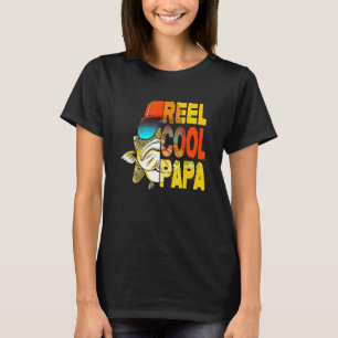 Reel Cool Dad Fishing Father's Day Papa Daddy  Dad T-Shirt