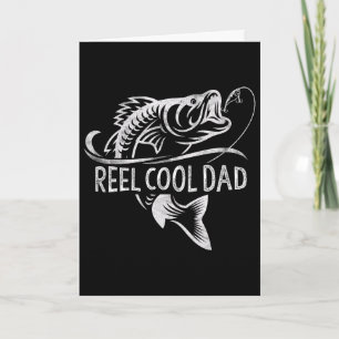 Reel Cool Dad Fishing Gifts Dad Father's Day Card