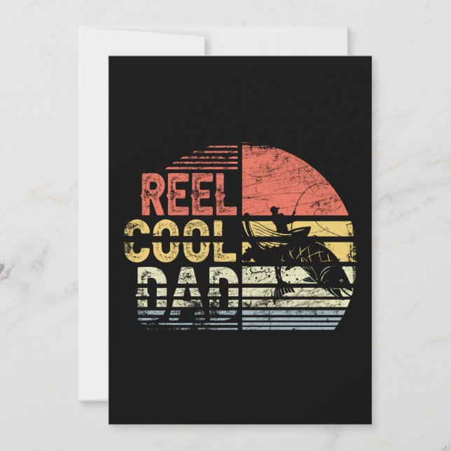 Reel Cool Dad Fishing Lover Invitation (Front)