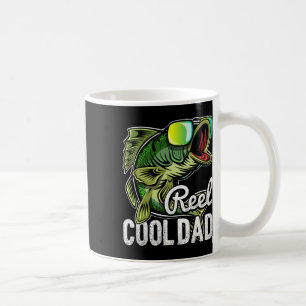 Reel Cool Dad Fishing Sungles Funny Father&#; s Da Coffee Mug