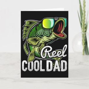 Reel Cool Dad Fishing Sungles Funny Father's Day G Card