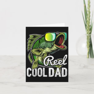Reel Cool Dad Fishing Sungles Funny Father's Day G Card