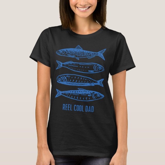 Reel Cool Dad Fishing T-Shirt (Front)