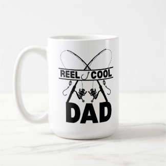 Reel Cool Dad Fishing Tee Coffee Mug