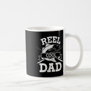 Reel Cool Dad For Fishing Fathers Day Birthday Chr Coffee Mug