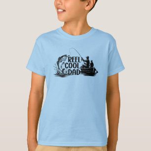 Reel Cool Dad, Funny Dad T-Shirt