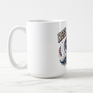 Reel Cool Dad Funny Fishing Design Coffee Mug