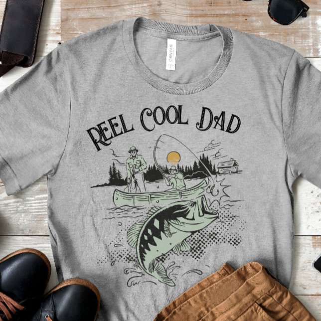 Reel Cool Dad T-Shirt (Reel Cool Dad Father's Day Tshirt)