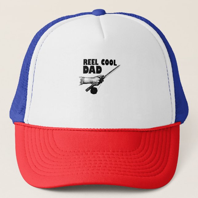 Reel Cool Dad Trucker Hat (Front)