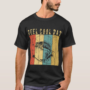 Reel Cool Dad Vintage Fishing Daddy Fathers Day Gi T-Shirt