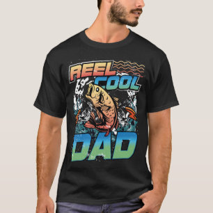 Reel Cool Dad Vintage Fishing Father's Day Daddy T-Shirt