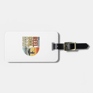 Reel Cool Dad Vintage Fishing T-Shirt Design_1 Luggage Tag