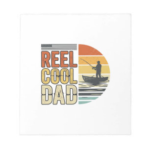 Reel Cool Dad Vintage Fishing T-Shirt Design_1 Notepad