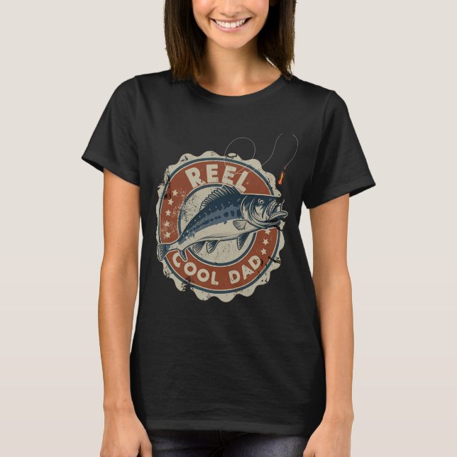 Reel Cool Dad Vintage T-Shirt (Front)