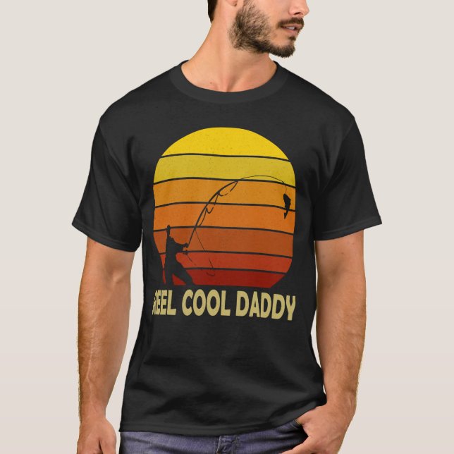 Reel Cool Daddy Shirt Fishing Father's Day (Front)