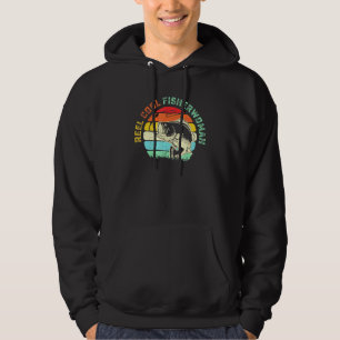 Reel Cool Fisherwoman Bass Fishing Women Who Love Hoodie