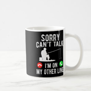 Reel Cool Fishing Dad Shirt - Clic Black Men's Pol Coffee Mug