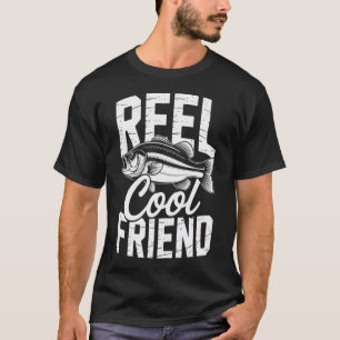 Reel Cool Friend Fishing Outdoor Angler T-Shirt