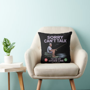 Reel Cool Funny Dad Fishing Perfect Gift Cushion
