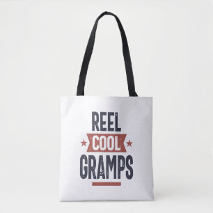 Reel Cool Gramps Father Grandpa Gift Tote Bag