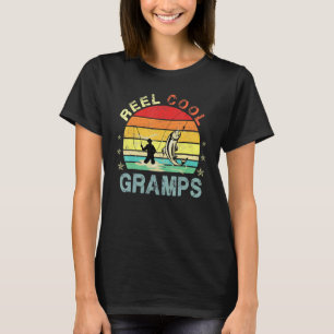 Reel Cool Gramps Fisherman Daddy Fishing T-Shirt