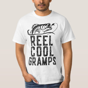 Reel Cool Gramps Fishing Funny Christmas Grandpa G T-Shirt
