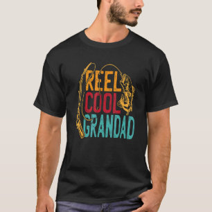Reel Cool Grandad Fishing Fish Hunting Fisherman T-Shirt