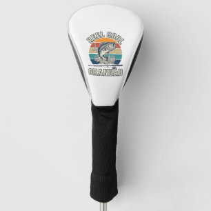 Reel Cool Grandad Fishing Vintage Sunset Shirt_1 Golf Head Cover