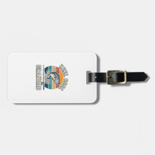 Reel Cool Grandad Fishing Vintage Sunset Shirt_1 Luggage Tag