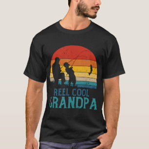 Reel Cool Grandpa Fishing Father's Day Grandpa Gi T-Shirt