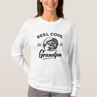 Reel Cool Grandpa Fishing Shirt – Funny Fisherman