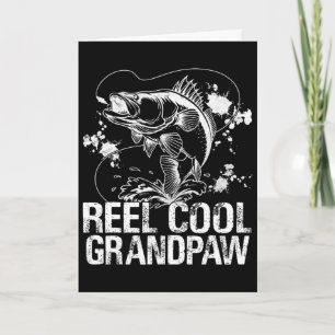 Reel Cool Grandpaw Fishing Happy Father's Day Fish Card
