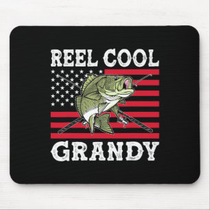 Reel Cool Grandy 4th Of July American Flag Patriot Mouse Pad