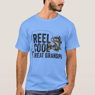 Reel Cool Great Grandpa Angling Angler Fisherman F T-Shirt